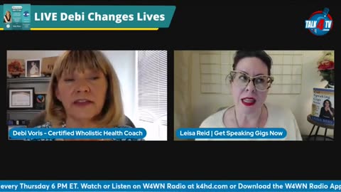 Self Description @w4wnradio - Debi Reveals Leisa Reid's Secret to Overcoming Speaker's Kryptonite