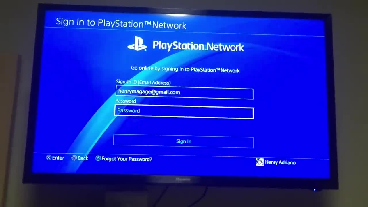 PS4 SIGN IN PROBLEM 2019