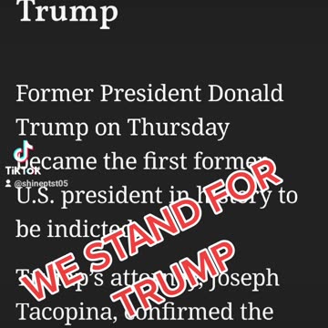 WE STAND WITH TRUMP
