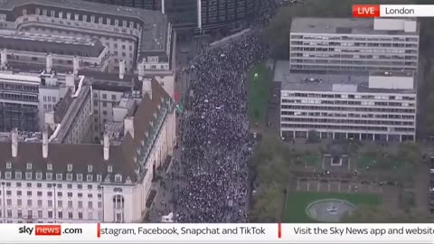 UK: Million People March for Ceasefire in London