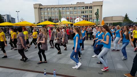 Dancing on the street