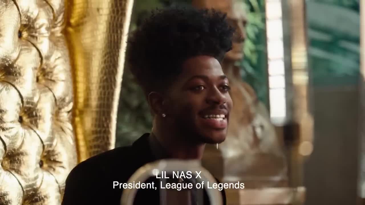 LIL NAS X TAKES OVER AS PRESIDENT OF LEAGUE OF LEGENDS | WORLDS 2022