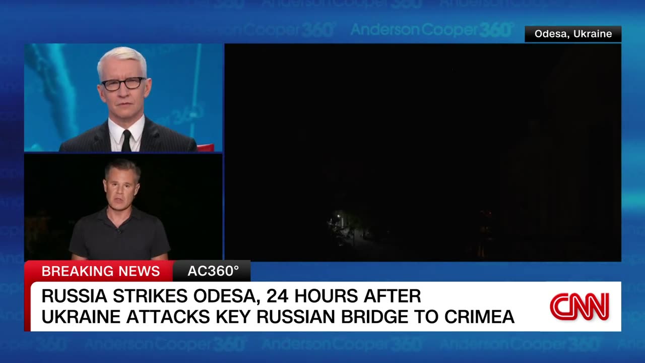 Russia launches air strikes on Odesa, 24 hours after Kerch Bridge attack