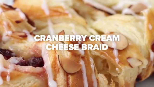 CRANBERRY CREAM CHEESE BRAID