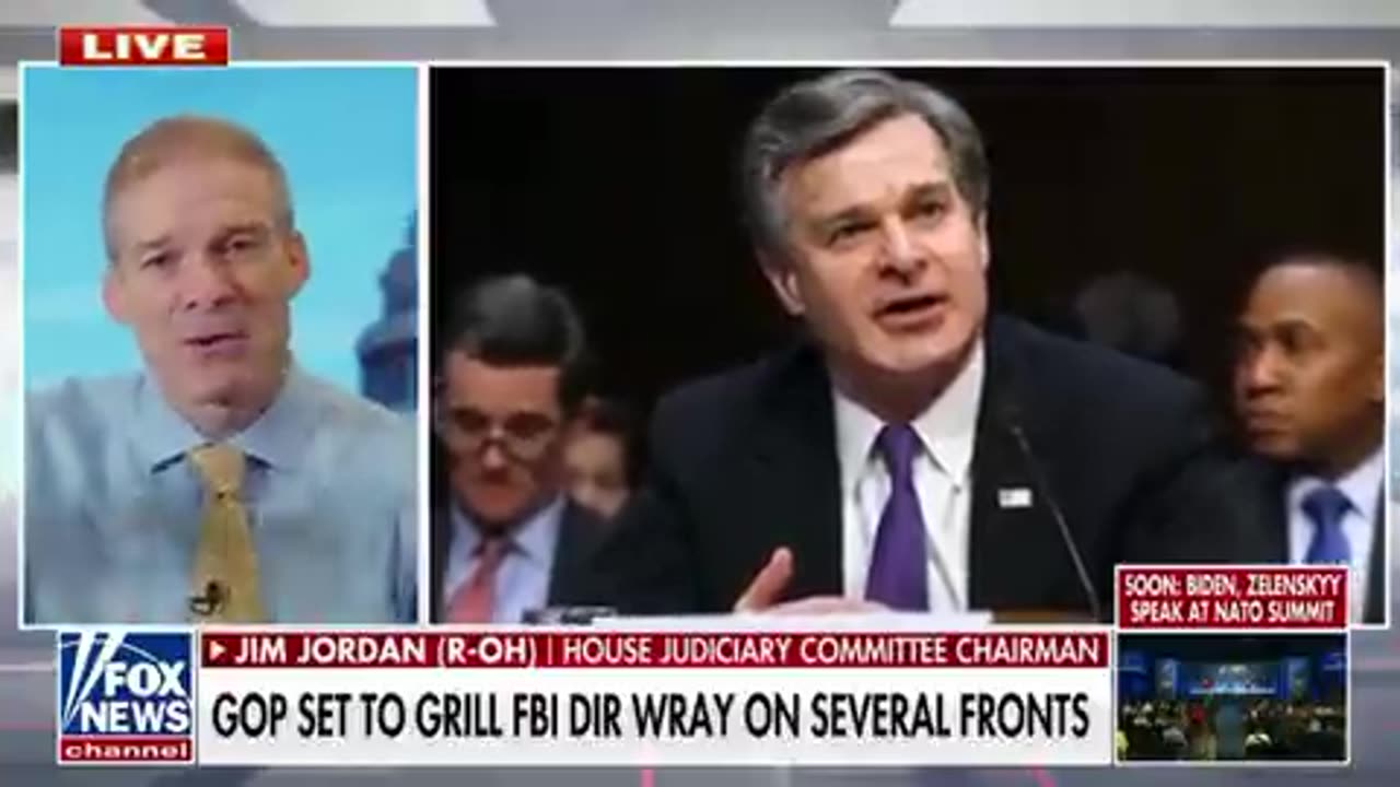 Jim Jordan Takes A Stand, Claims He Will Grill FBI Director Wray Under Oath