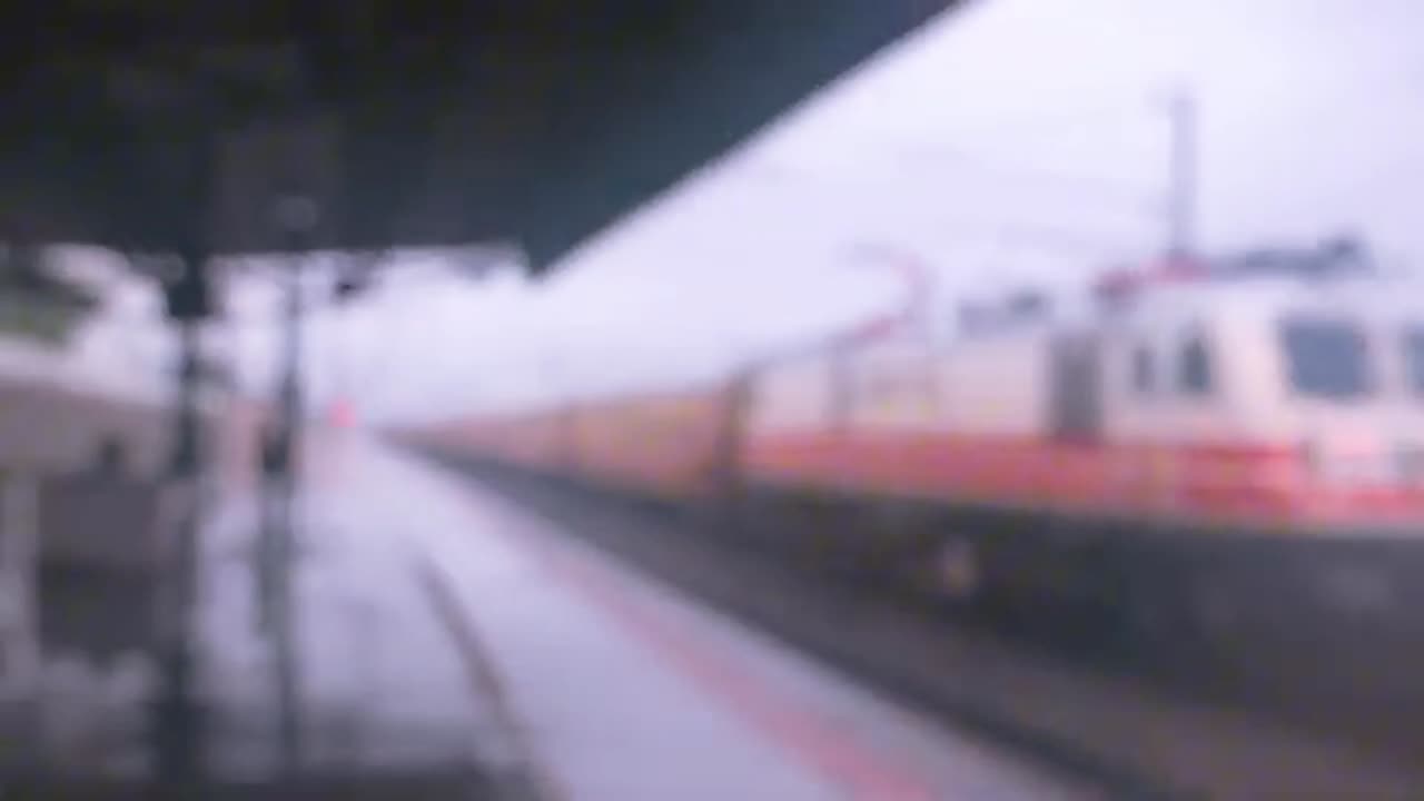 Trains in Heavy Rain