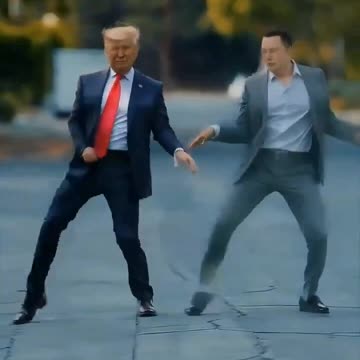 Elon Musk and Donald Trump Dancing Meme