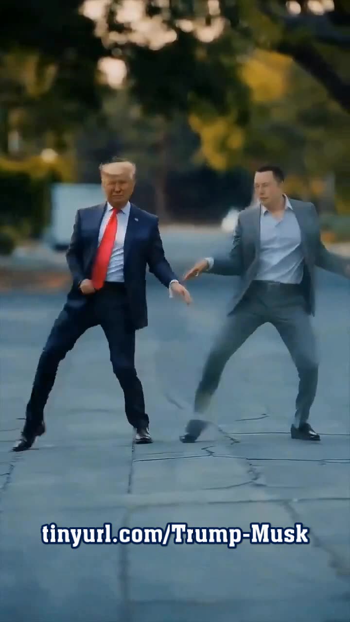 Elon Musk and Donald Trump Dancing Meme
