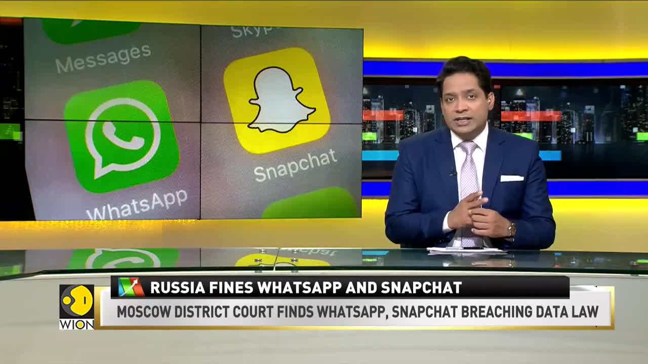 Russia: Moscow district court fines WhatsApp, Snapchat over breaching data law | World News