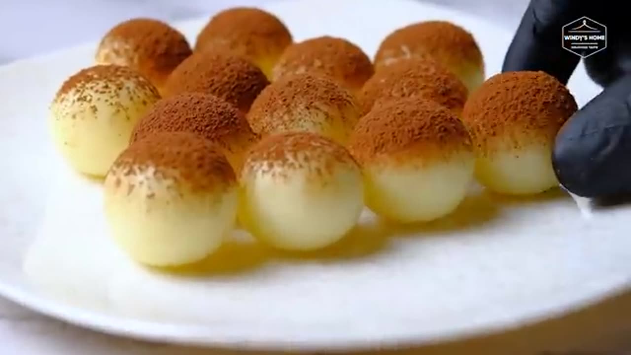 Sweet milk balls amazing recipe