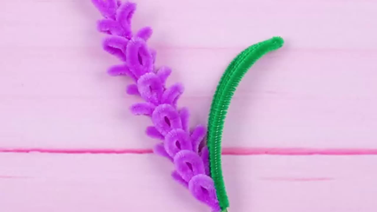 How to Make Realistic Flower With Pipe Cleaners || DIY Handmade Crafts Idea For Home Decoration