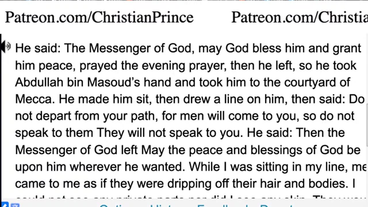 Christian prince In islam there heaven is hell