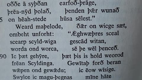 Reading Beowulf, Fit 4