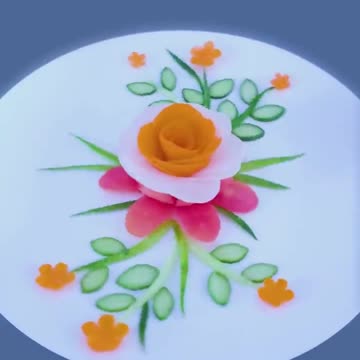 Art in Tomato 🍅 Flower arrangement