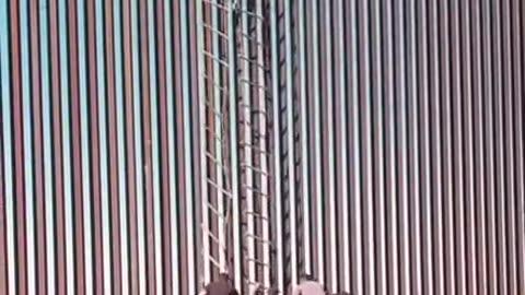 Mexicans🧗Climbing The Wall To Get Into The🏃‍♂️USA