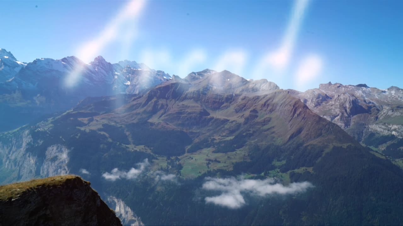 Mountains view with heart feeling song and 4k quality video