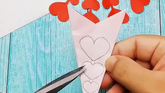 Easy and beautiful paper-cut❣️