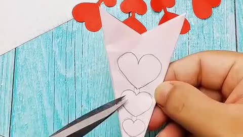 Easy and beautiful paper-cut❣️