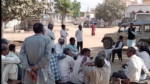 Kishan mhapanchayat ko lekar gramin jansampark