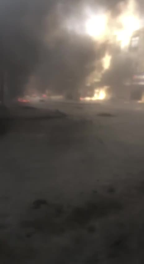 Intense clashes between Palestinian forces and the IDF Israel Defense Forces