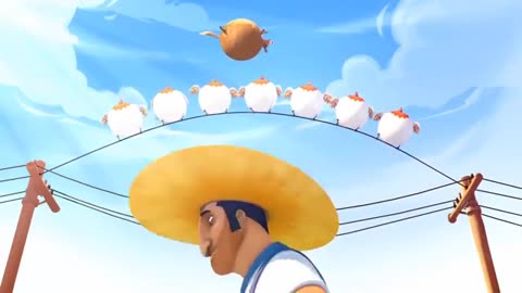 Funny 3d video fir children