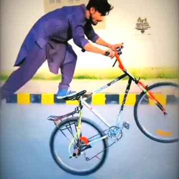 WHEELING ON bicycle 🚲