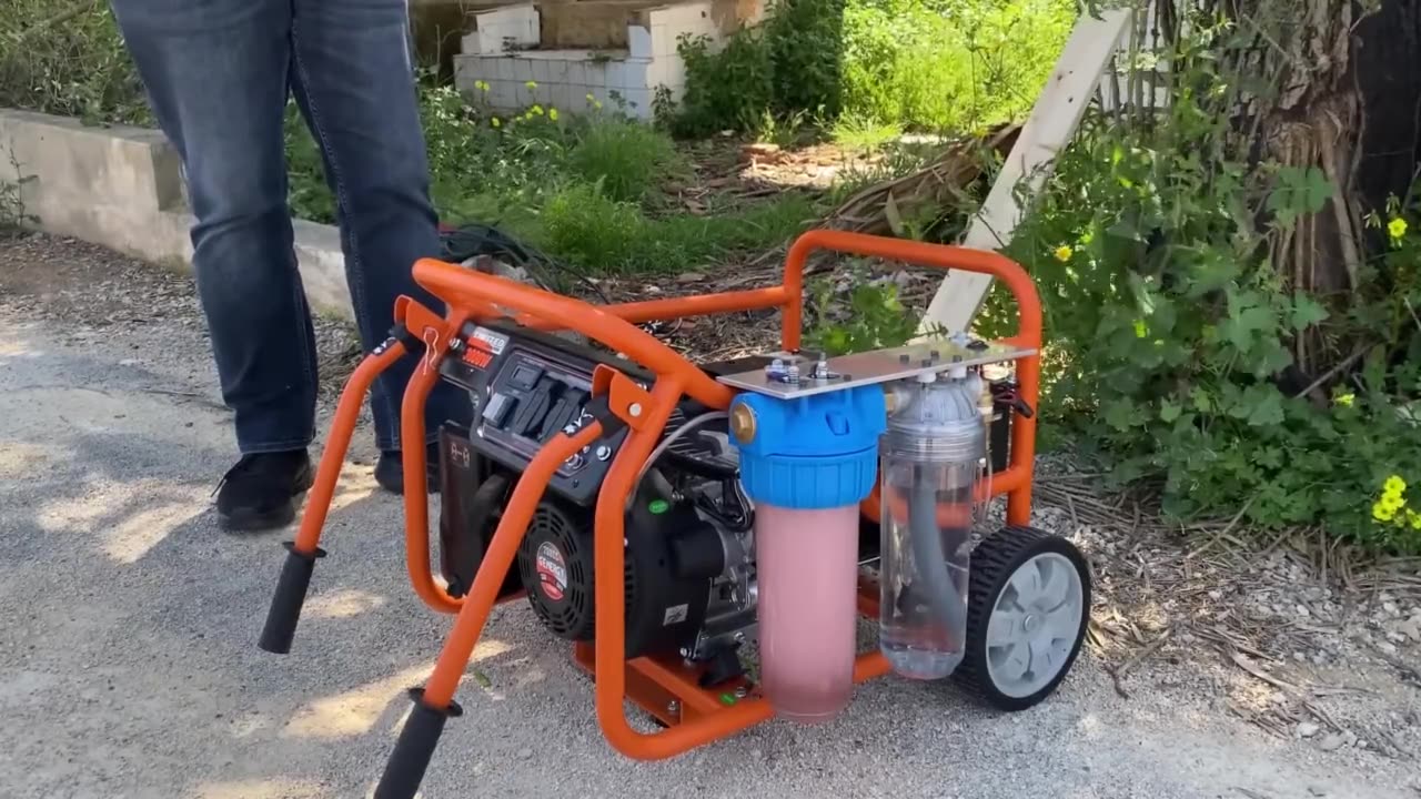 ▶️ I TURN A GASOLINE ELECTRIC GENERATOR INTO A WATER ELECTRIC GENERATOR 3500W FROM HIDDEN TECHNOLOGY