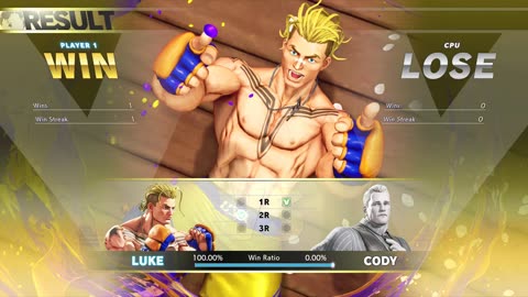 34.Luke vs Cody (Hardest AI) - Street Fighter V