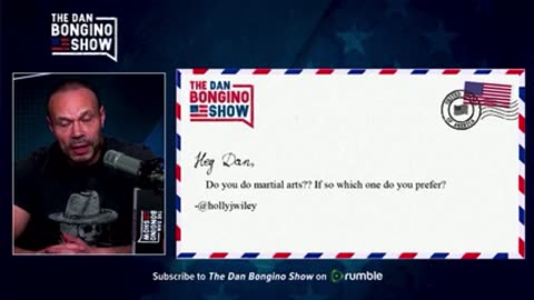 Dan Bongino read my question today on his show..