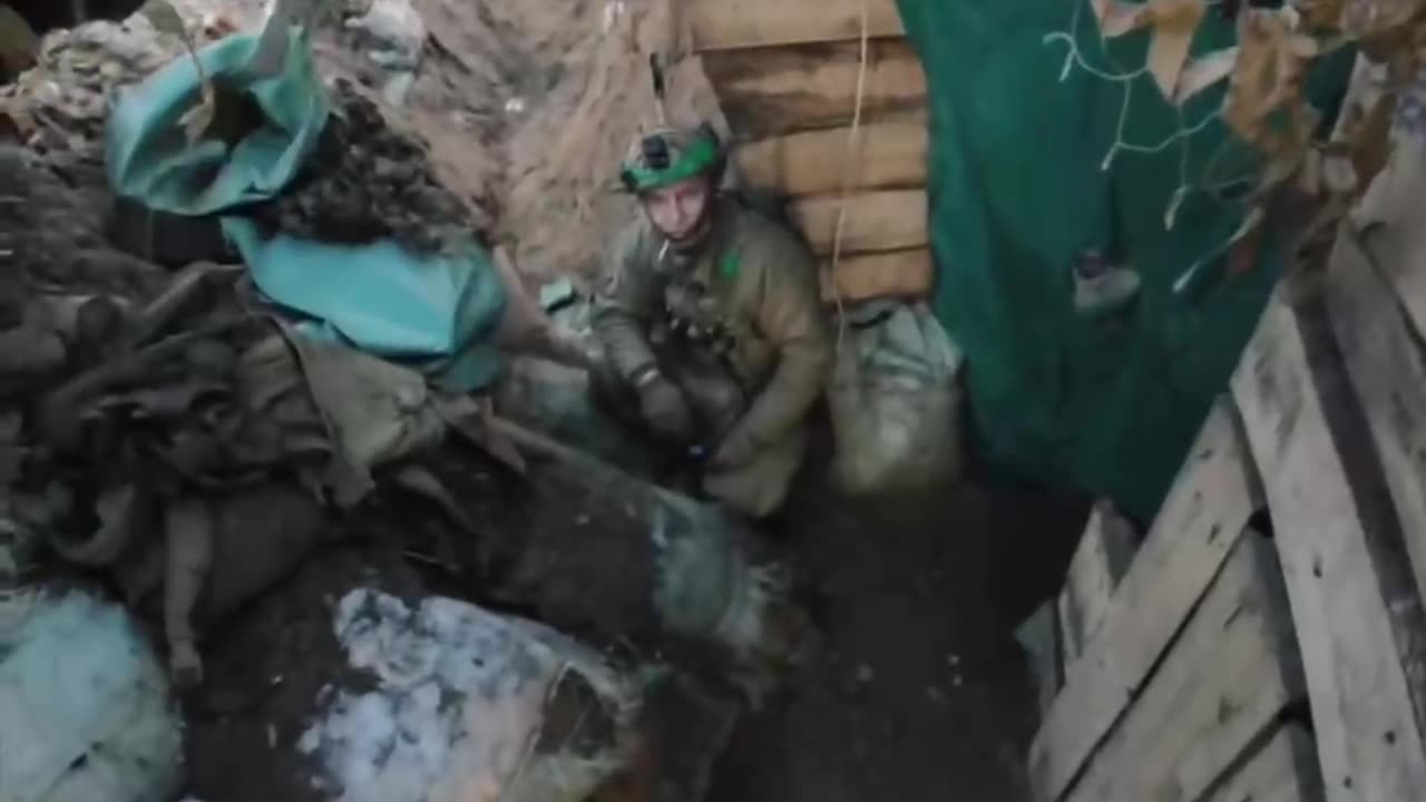 Ukrainian Soldiers Preparing for Battle On the Front Lines