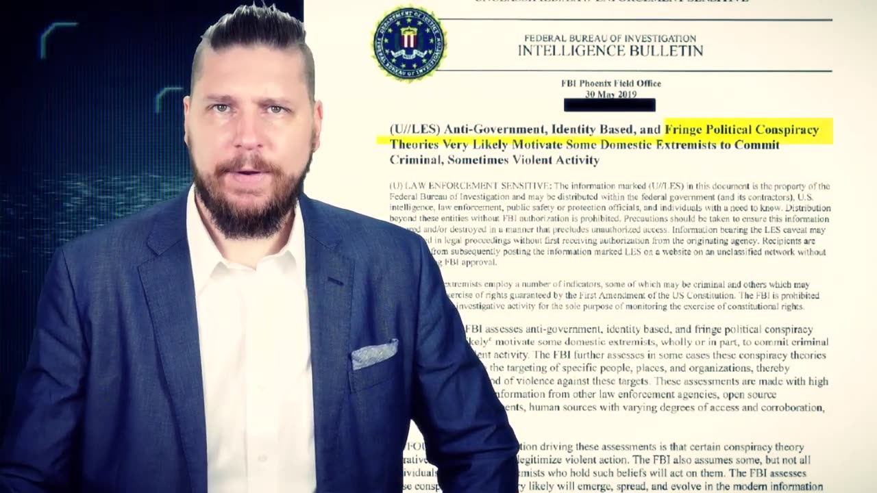 FBI Officially Deems Conspiracy Folk "Domestic Terror Threats" (Red Ice)