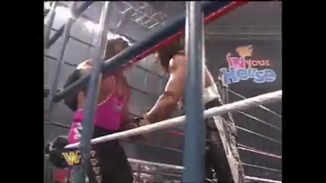 (1996.02.18) Bret Hart vs Kevin Nash (Diesel) - Steel Cage Match - WWF