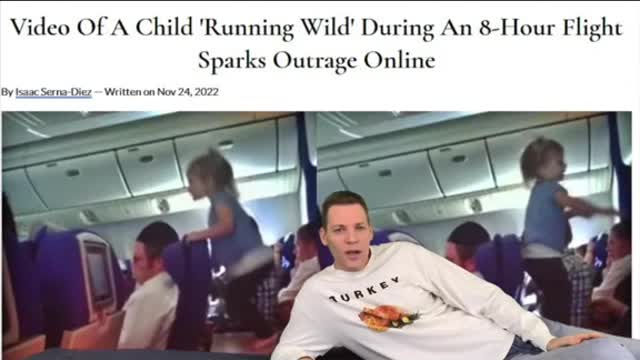 Video Of A Child Running Wild' During An 8-Hour FlightSparks Outrage Online