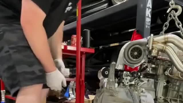 Engine installation # car