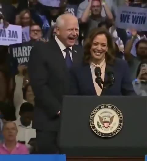FREAK SHOW! Watch Kamala Harris and Tampon-Tim Walz Act Like Complete FREAKS