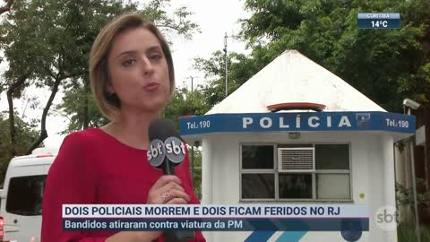 Dois policiais morrem e dois ficam feridos em operação no RJ | SBT Brasil (07/11/22)