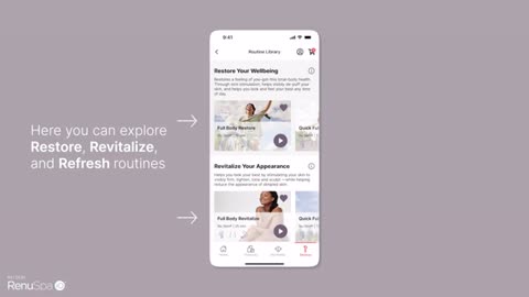 How to Navigate the Routine Library in Vera - Nu Skin RenuSpa iO
