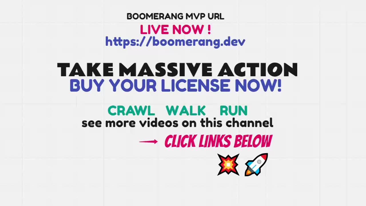 BOOMERANG (must see) NOTHING LIKE IT OUT THERE ! - AI BOT PROFITS (join for free) TOP TEAM ROB BUSER