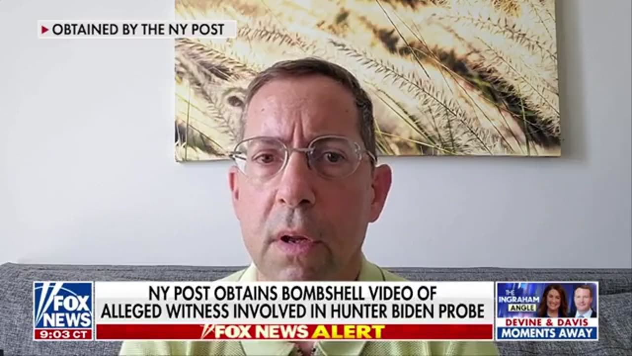 Hunter Biden whistleblower is on the run- Devine