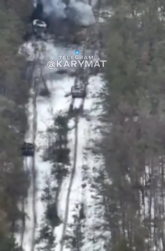 The moment of the explosion of the russian T-90M "Proryv"