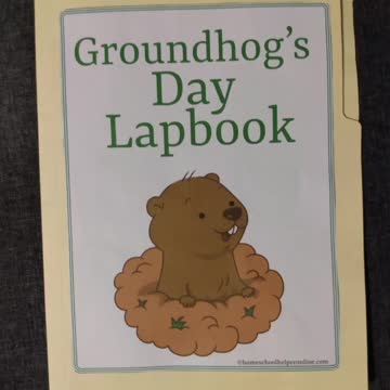 Groundhog Lap Book