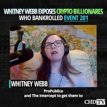 Whitney Webb Exposes Crypto Billionaires Who Bankrolled Event 201