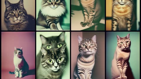 80's CATS! FELINE HISTORY EXHIBIT | 1980-1990 (4K)