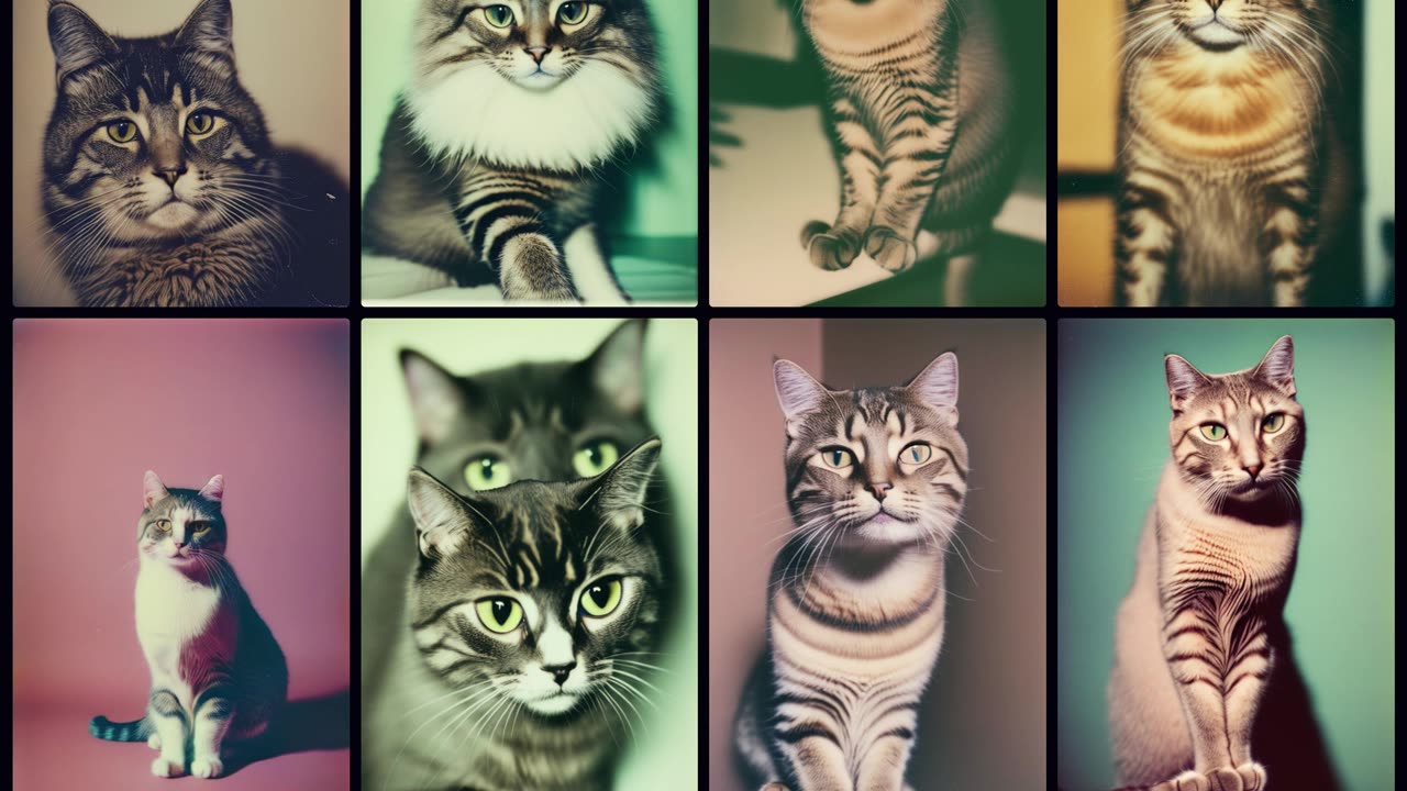 80's CATS! FELINE HISTORY EXHIBIT | 1980-1990 (4K)