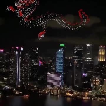Dragon spotted flying over China