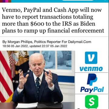 Venmo, Zelle Paypal - You Will Now Have to Pay Taxes for Over $600 Total Charges