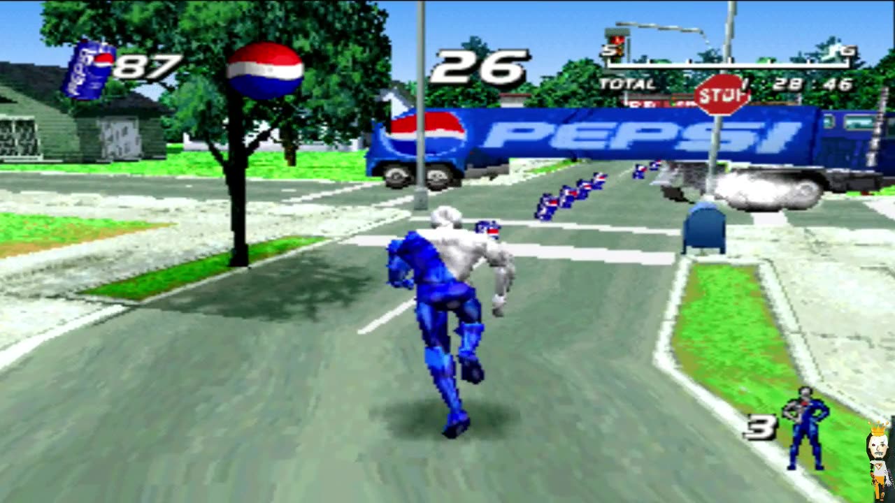 Pepsiman PS1 Playthrough Playstation 1