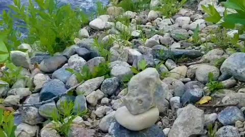 Stone balancing