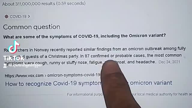 Omicron VS Common Cold