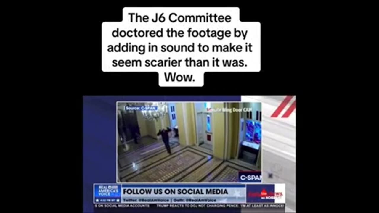 Fake audio added to J6 footage - John Solomon